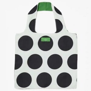 kate spade NIP! Reversible - Black & White Polka Dot /Green Tote Bag